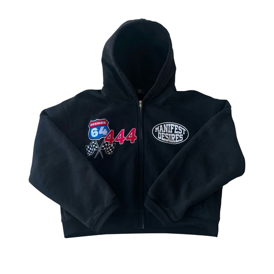Manifest Desire zip-up hoodie